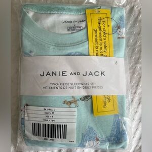 Janie and Jack Two-Piece Sleepwear Set - Light Blue